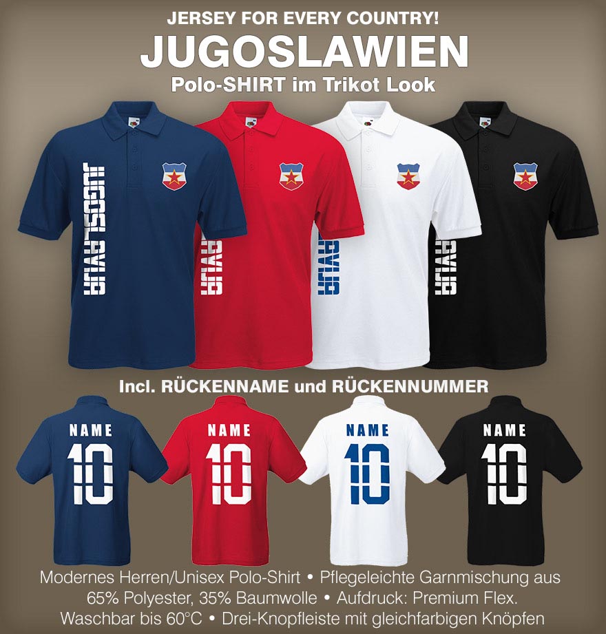 Jugoslawien T-Shirt Trikot