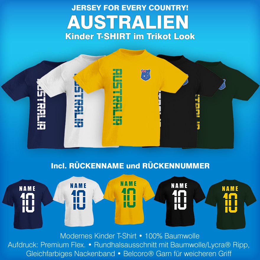 Australien  Australia  Kinder T-Shirt